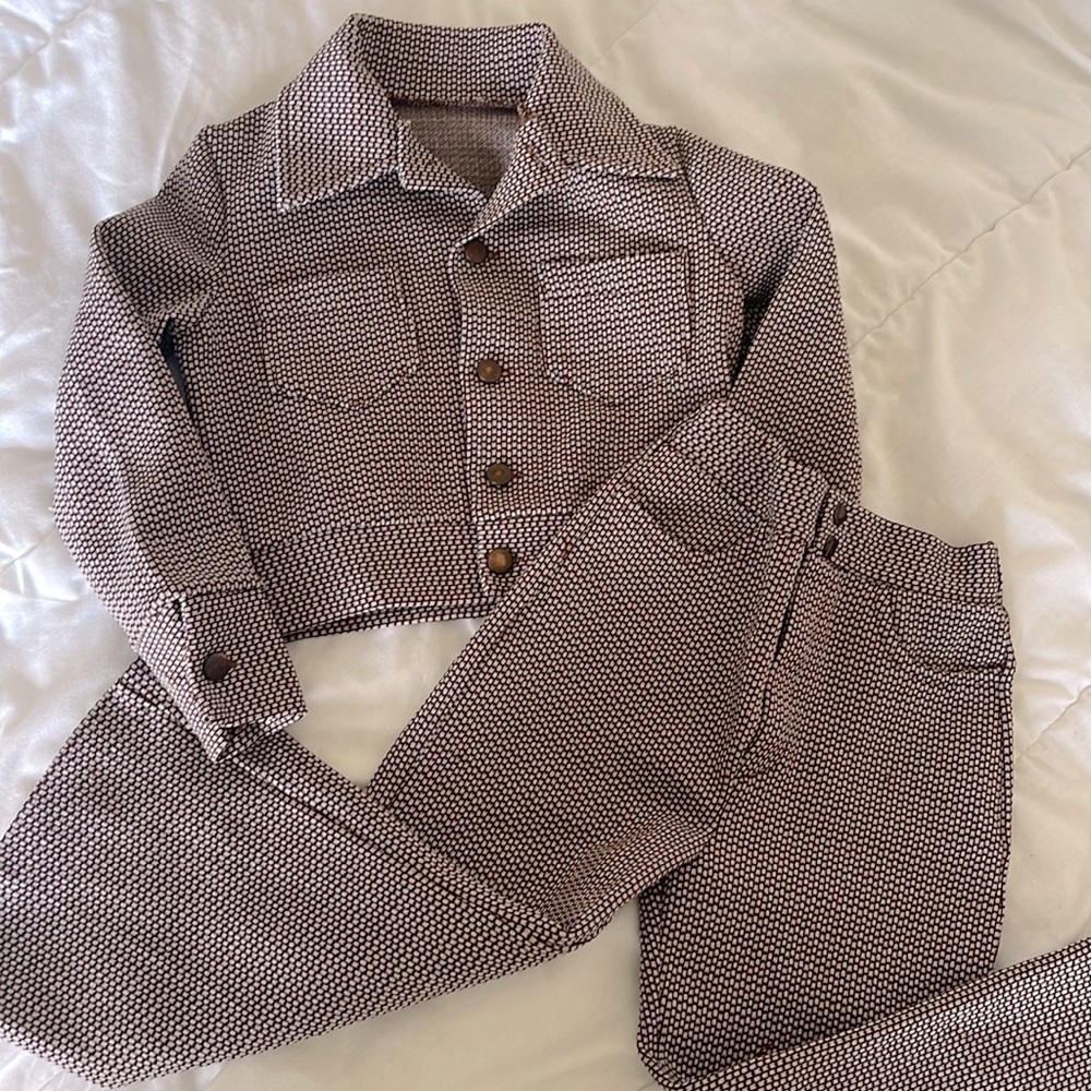 VINTAGE // Toddler 70’s 80’s outfit bell bottoms